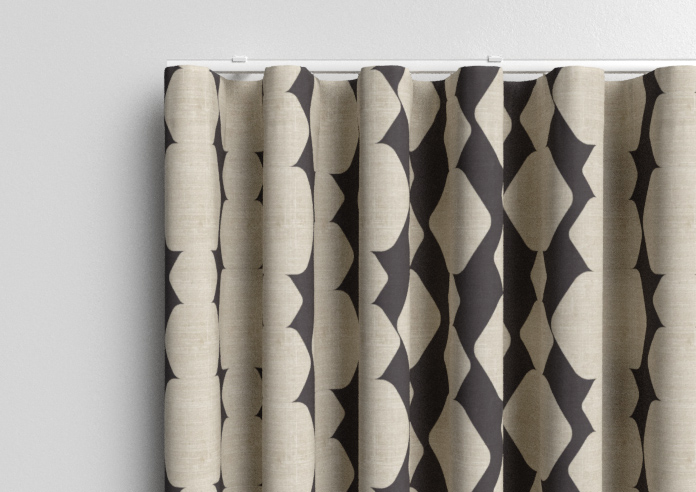 Construct, Black Ink - Made to Measure Curtains - Image 13